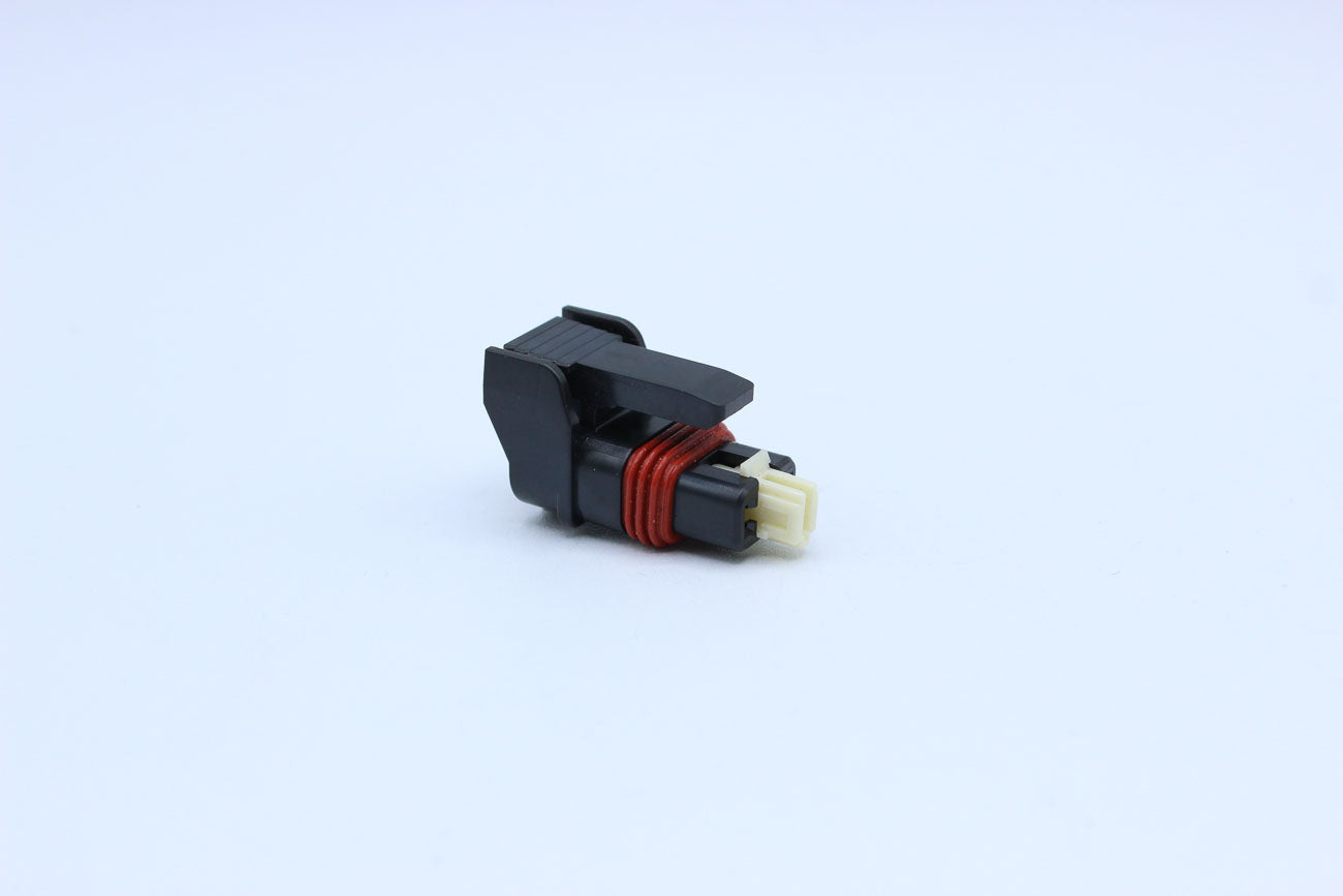 KET Female 090 II Black - 2 Terminal in Style: Connector Only. KET 090 II in Black. These connectors are typically found in OEM applications and are available as a connector only or as a flying lead. An extra terminal is included with every connector, bec
