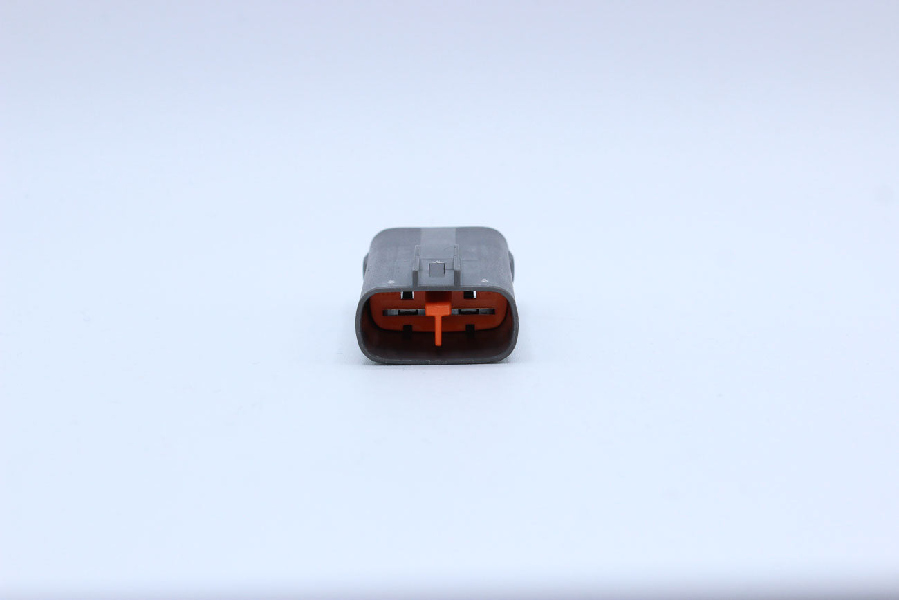 Sumitomo Male DL Gray Tab width 7.8 - 2 Terminal in Style: Connector Only. Sumitomo DL in Gray. These connectors are typically found in OEM applications and are available as a connector only or as a flying lead. An extra terminal is included with every co