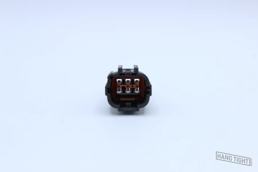 Sumitomo Male RS Black - 6 Terminal in Style: Connector Only. Sumitomo RS in Black. These connectors are typically found in OEM applications and are available as a connector only or as a flying lead. An extra terminal is included with every connector, bec