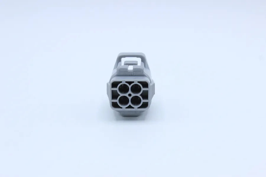 Sumitomo Female TS Gray Injector relief - 4 Terminal in Style: Flying Lead. Sumitomo TS in Gray. These connectors are typically found in OEM applications and are available as a connector only or as a flying lead. An extra terminal is included with every c