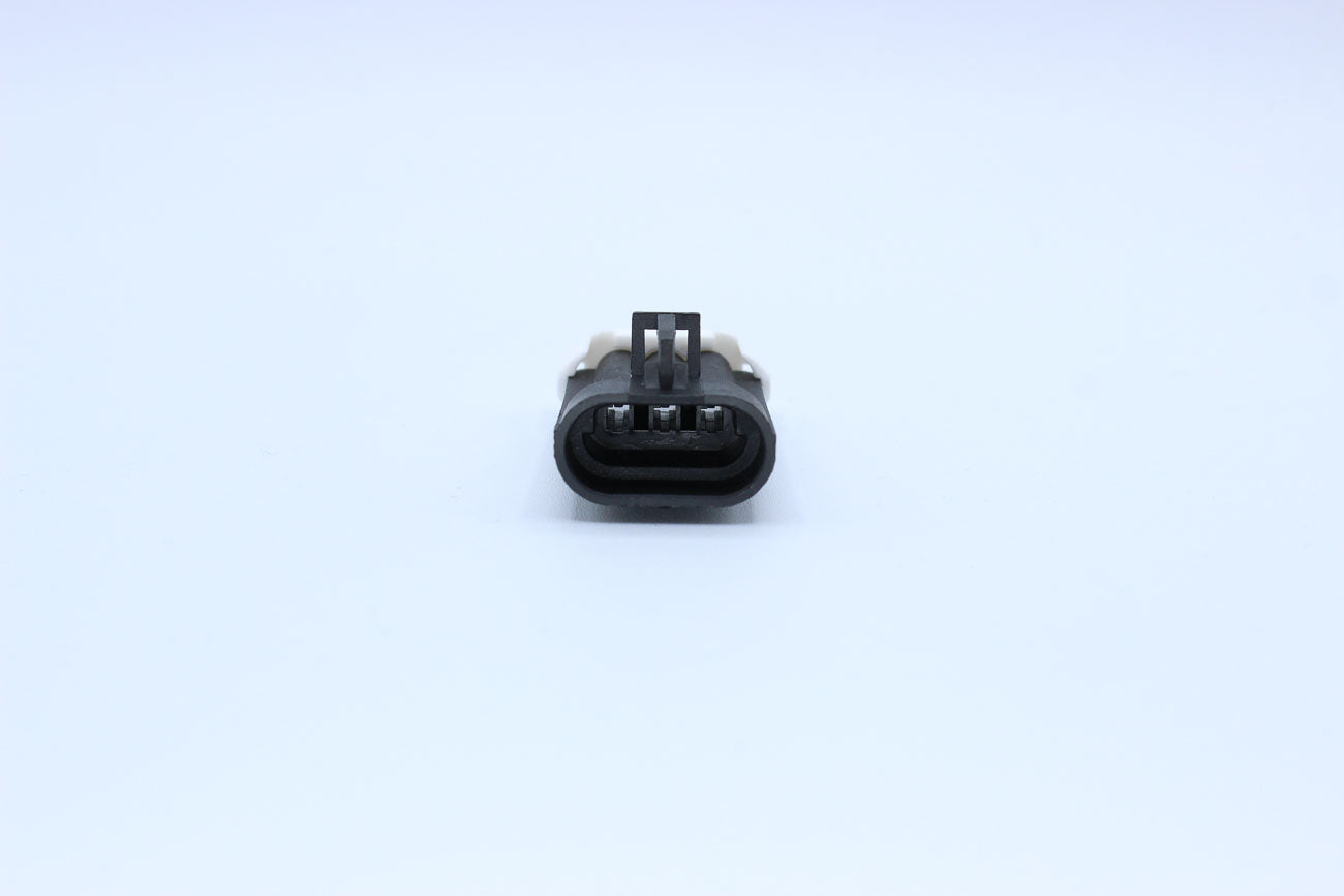Delphi Male Metri-pack 150 Black tab width 1.5 - 3 Terminal in Style: Flying Lead. Delphi Metri-pack 150 in Black. These connectors are typically found in OEM applications and are available as a connector only or as a flying lead. An extra terminal is inc
