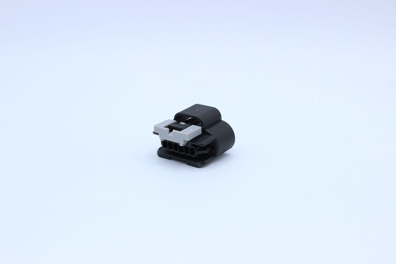 Delphi Female GT150 Black Shrouded - 6 Terminal in Style: Flying Lead. Delphi GT150 in Black. These connectors are typically found in OEM applications and are available as a connector only or as a flying lead. An extra terminal is included with every conn