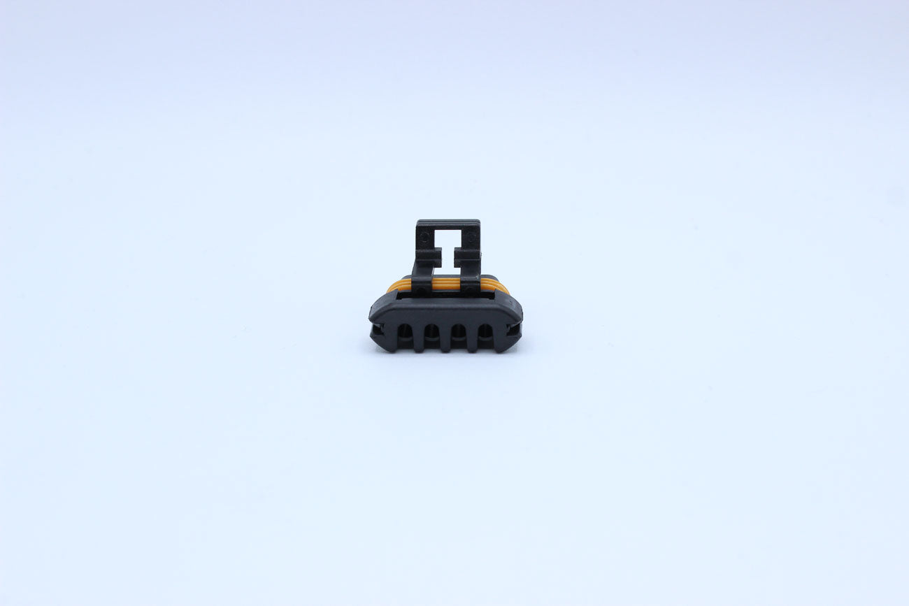 Delphi Female Metri-pack 150 Black Code 1 - 4 Terminal in Style: Connector Only. Delphi Metri-pack 150 in Black. These connectors are typically found in OEM applications and are available as a connector only or as a flying lead. An extra terminal is inclu