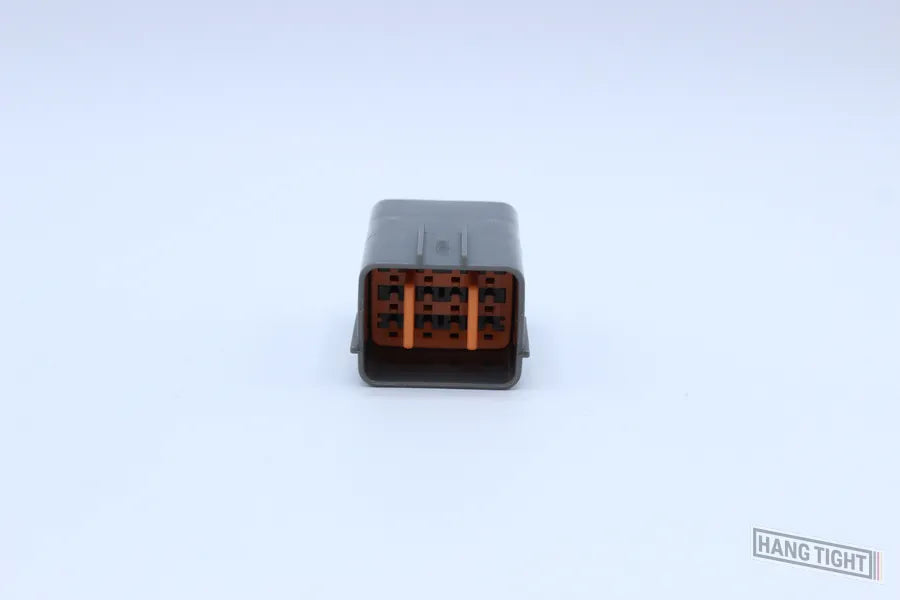 Sumitomo Male DL Gray - 12 Terminal in Style: Flying Lead. Sumitomo DL in Gray. These connectors are typically found in OEM applications and are available as a connector only or as a flying lead. An extra terminal is included with every connector, because