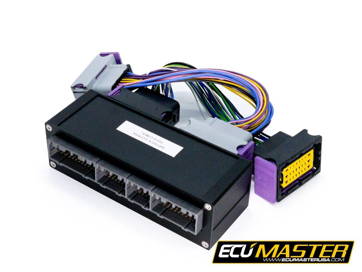 ECUMaster EMU Black or ECUMaster Classic Plug-and-Play Adapter for Mitsubishi EVO 7