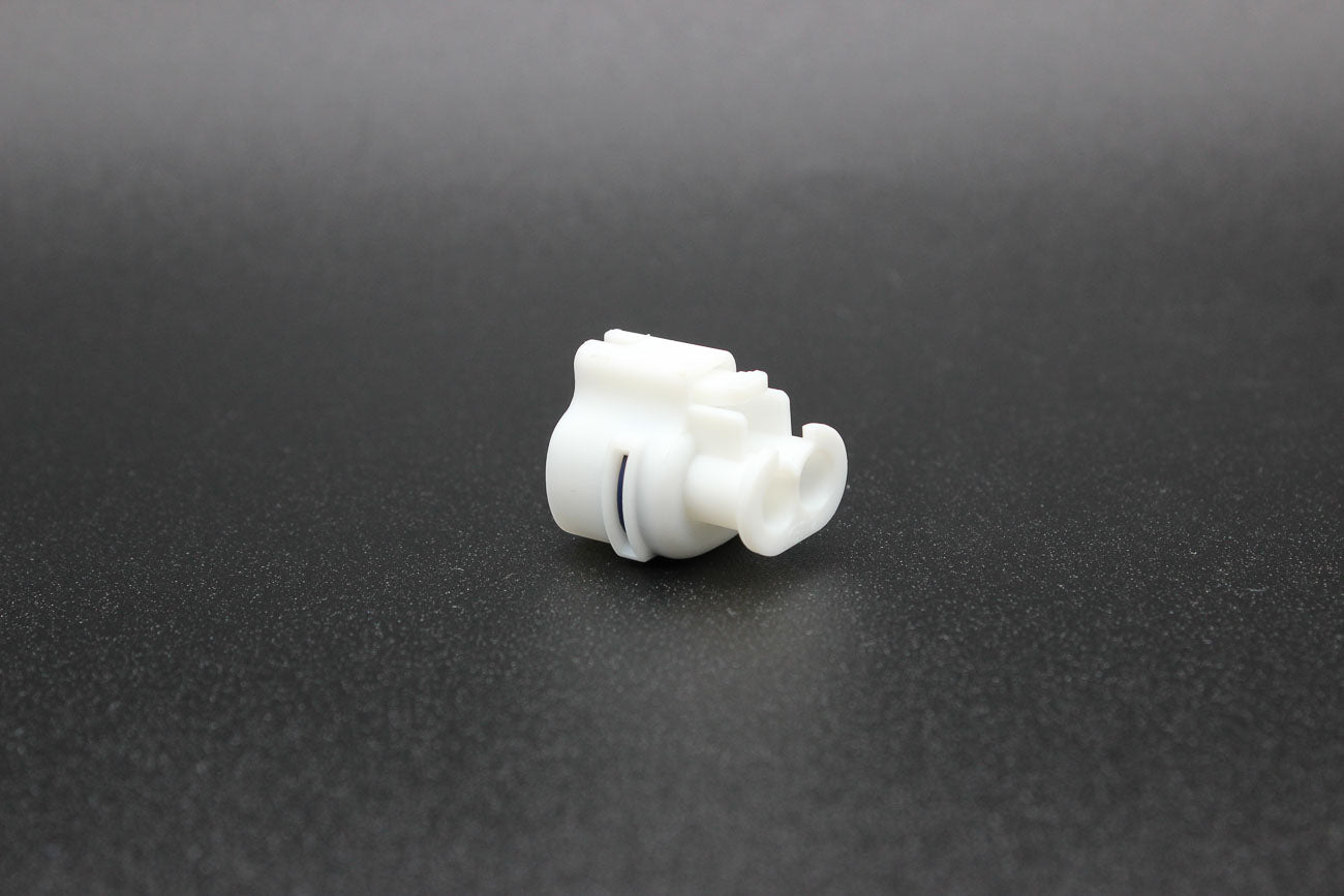 KET Female 090 White - 2 Terminal in Style: Connector Only. KET 090 in White. These connectors are typically found in OEM applications and are available as a connector only or as a flying lead. An extra terminal is included with every connector, because m