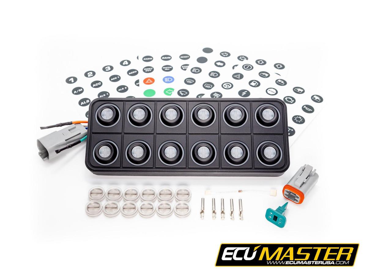 ECUMaster 4, 6, 8 or 12 Button Keypad