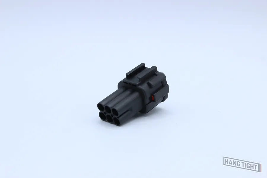 Sumitomo Male RS Black - 6 Terminal in Style: Connector Only. Sumitomo RS in Black. These connectors are typically found in OEM applications and are available as a connector only or as a flying lead. An extra terminal is included with every connector, bec