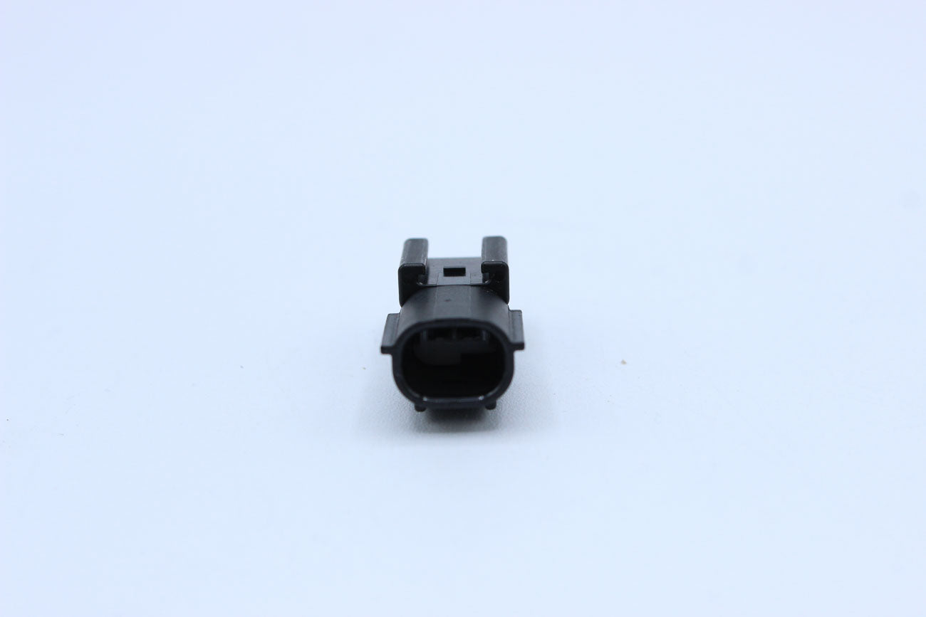 Sumitomo Male Black tab width 0.64 - 2 Terminal in Style: Flying Lead. Sumitomo in Black. These connectors are typically found in OEM applications and are available as a connector only or as a flying lead. An extra terminal is included with every connecto
