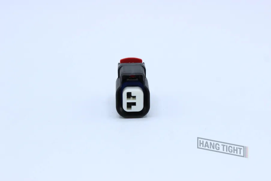 Molex Female MX150 Black Horizontal lock tab layout - 2 Terminal in Style: Flying Lead. Molex MX150 in Black. These connectors are typically found in OEM applications and are available as a connector only or as a flying lead. An extra terminal is included