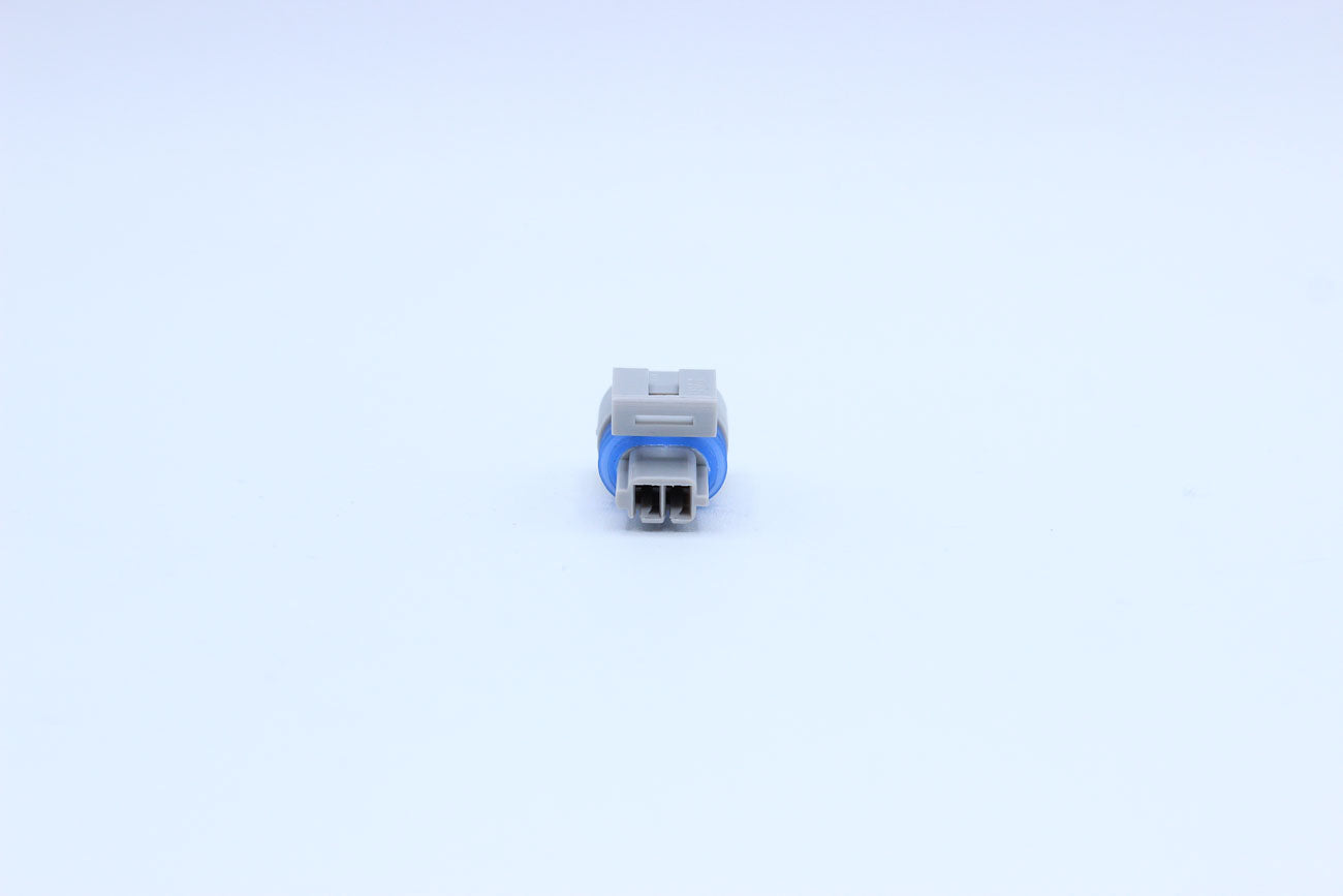 Delphi Female Metri-pack 150 PTS Grey - Part Number 12162197 in Style: Connector Only. Delphi Metri-pack 150 PTS in Grey. The OEM Part Number for this part is 12162197. These connectors are typically found in OEM applications and are available as a connec