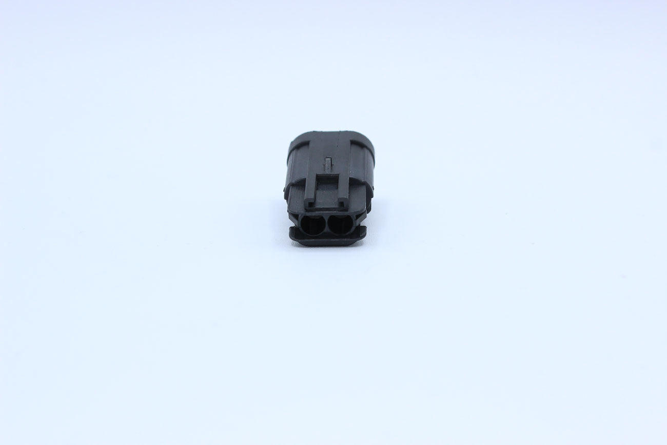 Delphi Male GT280 Black Code 2 - 2 Terminal in Style: Flying Lead. Delphi GT280 in Black. These connectors are typically found in OEM applications and are available as a connector only or as a flying lead. An extra terminal is included with every connecto