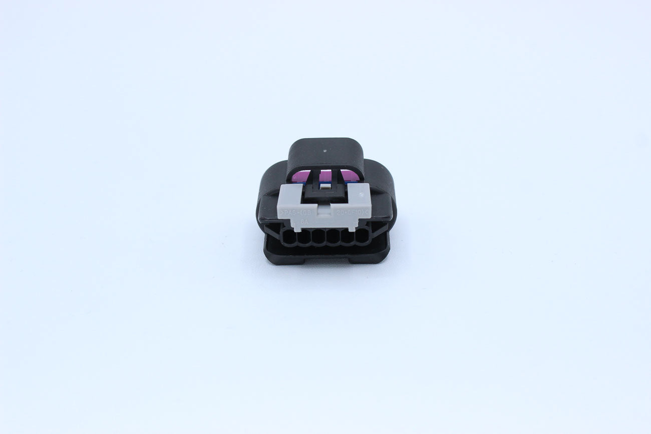 Delphi Female GT150 Black Shrouded - 6 Terminal in Style: Flying Lead. Delphi GT150 in Black. These connectors are typically found in OEM applications and are available as a connector only or as a flying lead. An extra terminal is included with every conn