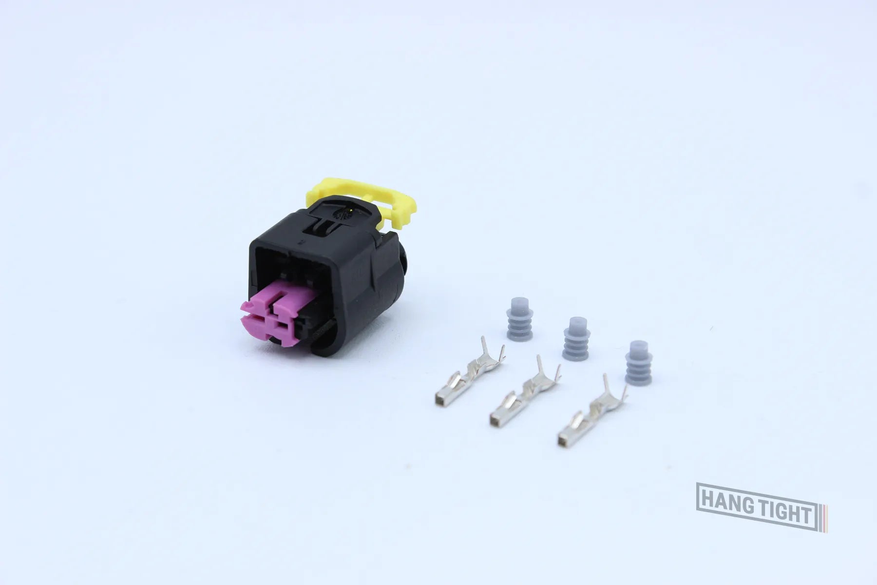 Bosch Female Trapez Violet Code A - 2 Terminal in Style: Flying Lead. Bosch Trapez in Violet. These connectors are typically found in OEM applications and are available as a connector only or as a flying lead. An extra terminal is included with every conn
