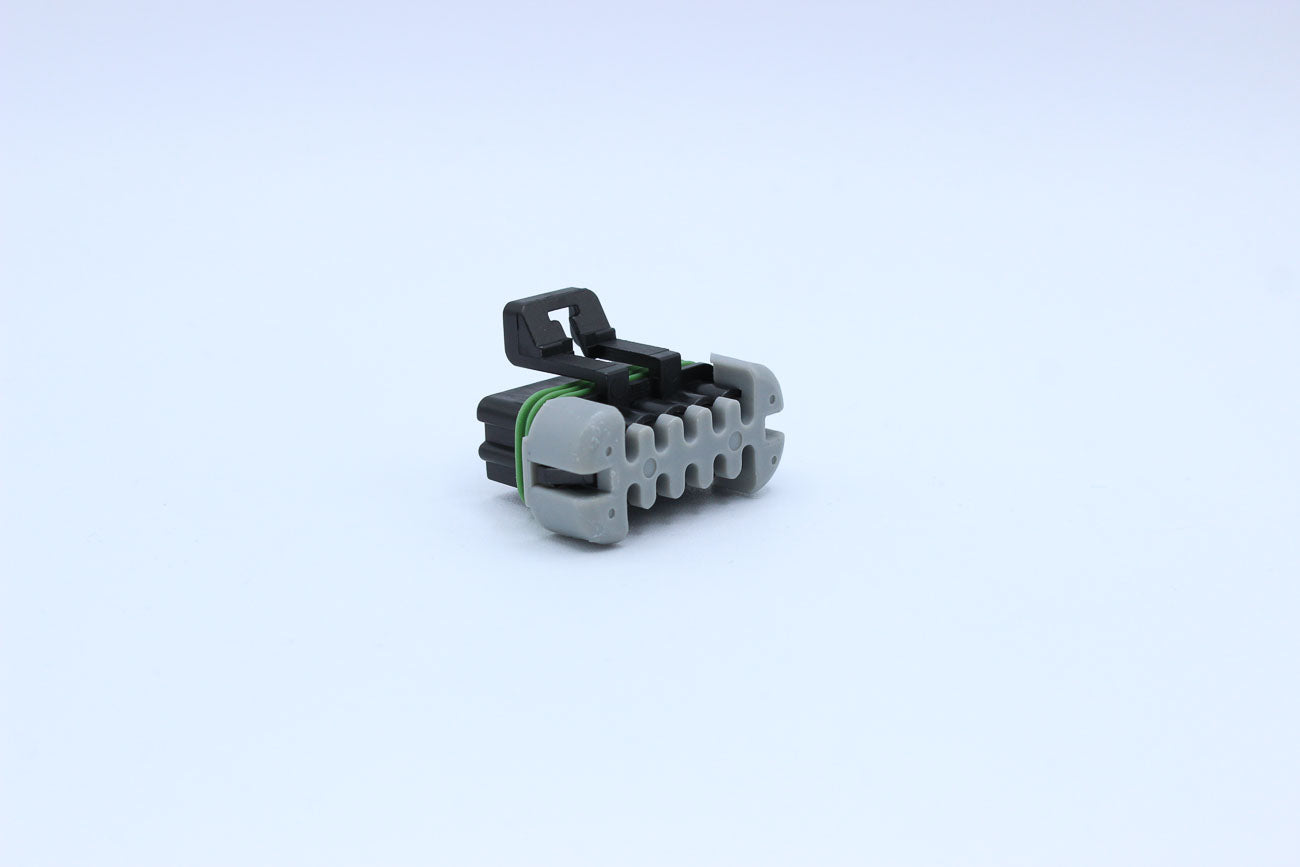 Delphi Female Metri-pack 150 Black - 10 Terminal in Style: Connector Only. Delphi Metri-pack 150 in Black. These connectors are typically found in OEM applications and are available as a connector only or as a flying lead. An extra terminal is included wi