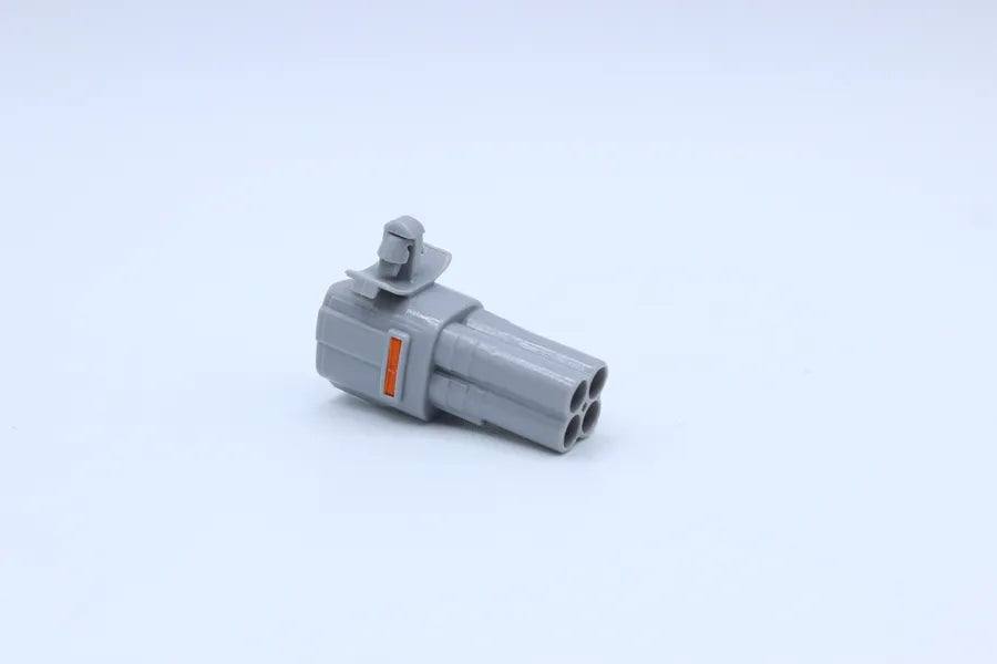 Sumitomo Male TS Gray type 2 - 4 Terminal in Style: Flying Lead. Sumitomo TS in Gray. These connectors are typically found in OEM applications and are available as a connector only or as a flying lead. An extra terminal is included with every connector, b
