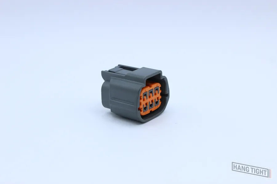 Sumitomo Female RS Grey type 2 - 6 Terminal in Style: Flying Lead. Sumitomo RS in Grey. These connectors are typically found in OEM applications and are available as a connector only or as a flying lead. An extra terminal is included with every connector,