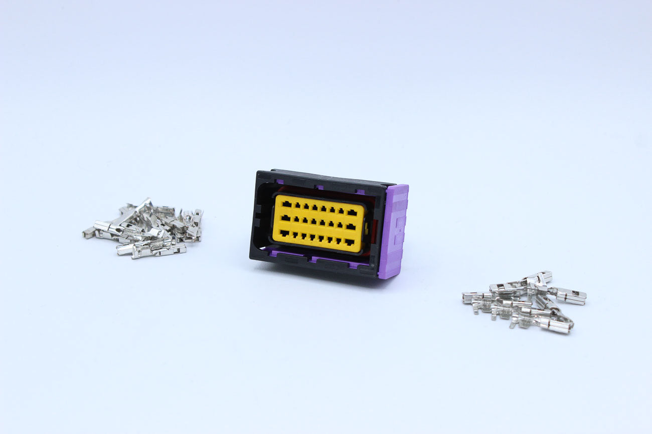 FCI Female Sicma 1.5 Black Hybrid - 24 Terminal in Style: Connector Only. FCI Sicma 1.5 in Black. These connectors are typically found in OEM applications and are available as a connector only or as a flying lead. An extra terminal is included with every