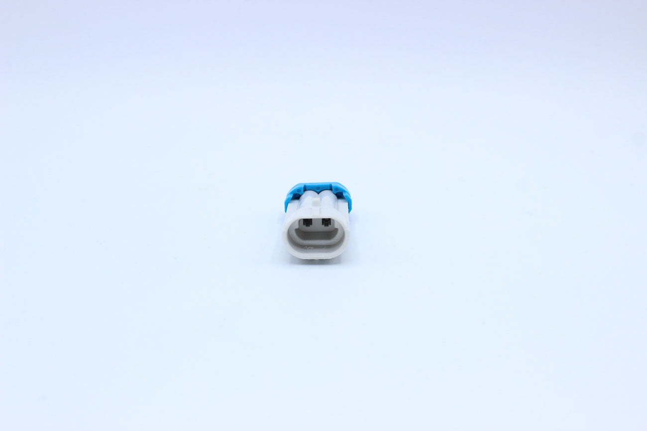 Delphi Male Metri-pack 150 Light Gray Code 1 - 2 Terminal in Style: Connector Only. Delphi Metri-pack 150 in Light Gray. These connectors are typically found in OEM applications and are available as a connector only or as a flying lead. An extra terminal