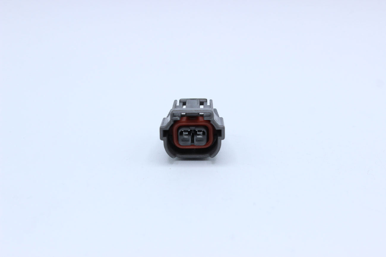 Sumitomo Female DL Gray - 2 Terminal in Style: Flying Lead. Sumitomo DL in Gray. These connectors are typically found in OEM applications and are available as a connector only or as a flying lead. An extra terminal is included with every connector, becaus