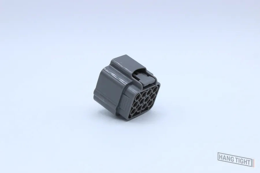 Sumitomo Female DL Gray - 12 Terminal in Style: Connector Only. Sumitomo DL in Gray. These connectors are typically found in OEM applications and are available as a connector only or as a flying lead. An extra terminal is included with every connector, be