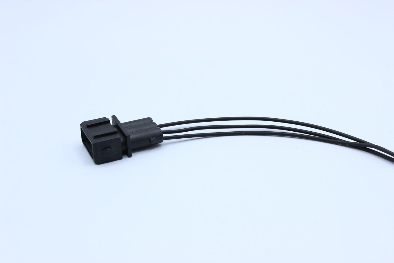 Delphi Male Timer Black - 3 Terminal in Style: Connector Only. Delphi Timer in Black. These connectors are typically found in OEM applications and are available as a connector only or as a flying lead. An extra terminal is included with every connector, b
