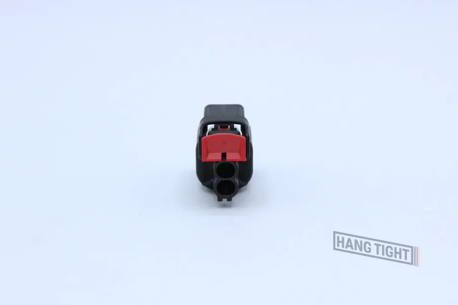 Molex Female MX150 Black Horizontal lock tab layout - 2 Terminal in Style: Flying Lead. Molex MX150 in Black. These connectors are typically found in OEM applications and are available as a connector only or as a flying lead. An extra terminal is included