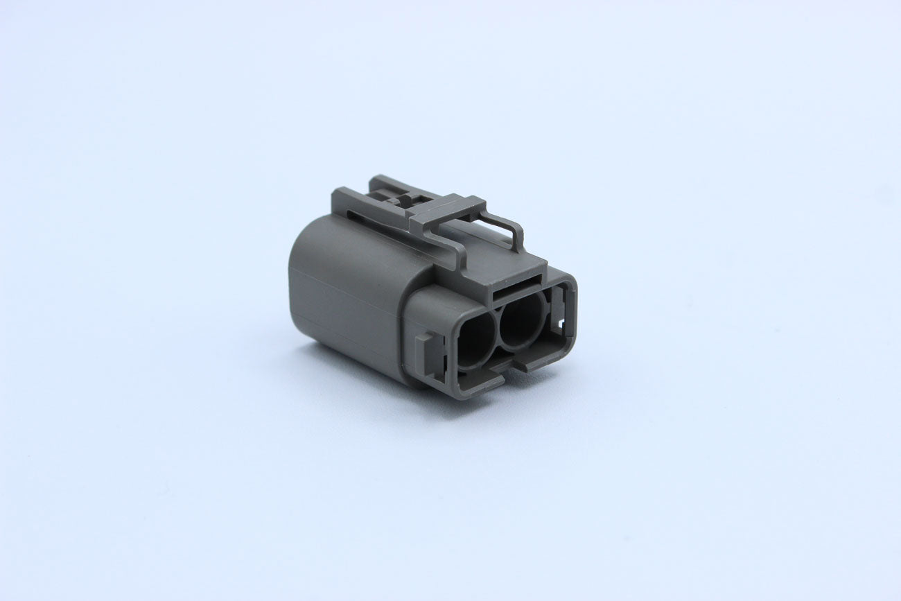 KET Female 250 Gray - 2 Terminal in Style: Flying Lead. KET 250 in Gray. These connectors are typically found in OEM applications and are available as a connector only or as a flying lead. An extra terminal is included with every connector, because mistak
