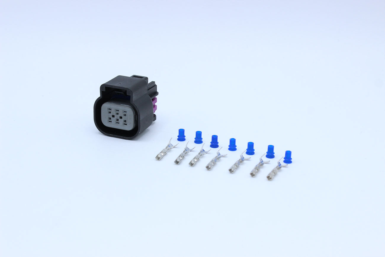Delphi Female GT150 Black Code 1 - 6 Terminal in Style: Flying Lead. Delphi GT150 in Black. These connectors are typically found in OEM applications and are available as a connector only or as a flying lead. An extra terminal is included with every connec