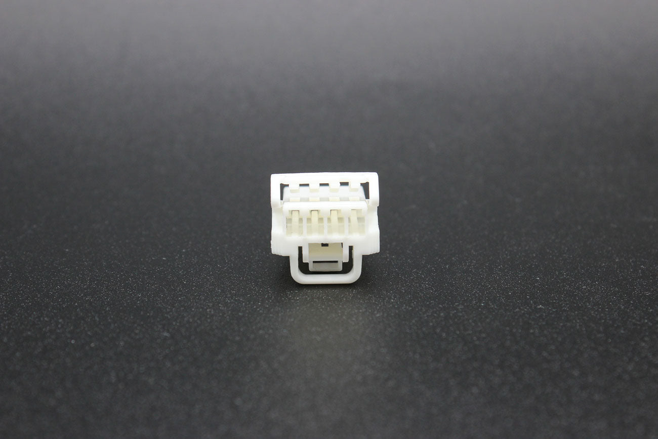 KET Female 060 White - 4 Terminal in Style: Connector Only. KET 060 in White. These connectors are typically found in OEM applications and are available as a connector only or as a flying lead. An extra terminal is included with every connector, because m
