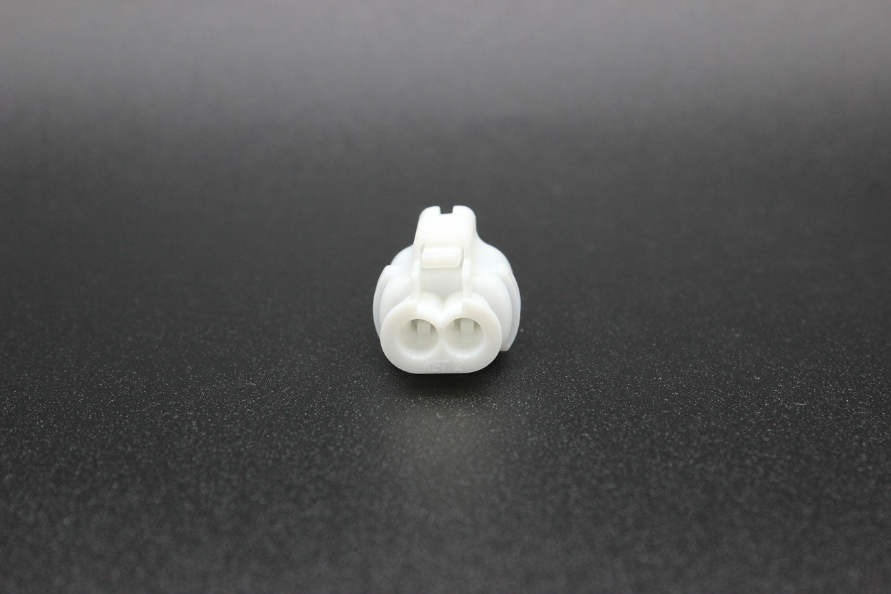 KET Female 090 White - 2 Terminal in Style: Connector Only. KET 090 in White. These connectors are typically found in OEM applications and are available as a connector only or as a flying lead. An extra terminal is included with every connector, because m