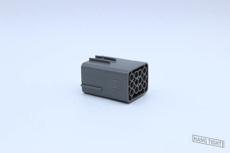 Sumitomo Male DL Gray - 12 Terminal in Style: Flying Lead. Sumitomo DL in Gray. These connectors are typically found in OEM applications and are available as a connector only or as a flying lead. An extra terminal is included with every connector, because