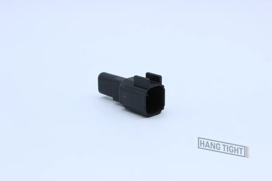 Molex Male MX150 Black Horizontal lock tab layout - 2 Terminal in Style: Connector Only. Molex MX150 in Black. These connectors are typically found in OEM applications and are available as a connector only or as a flying lead. An extra terminal is include