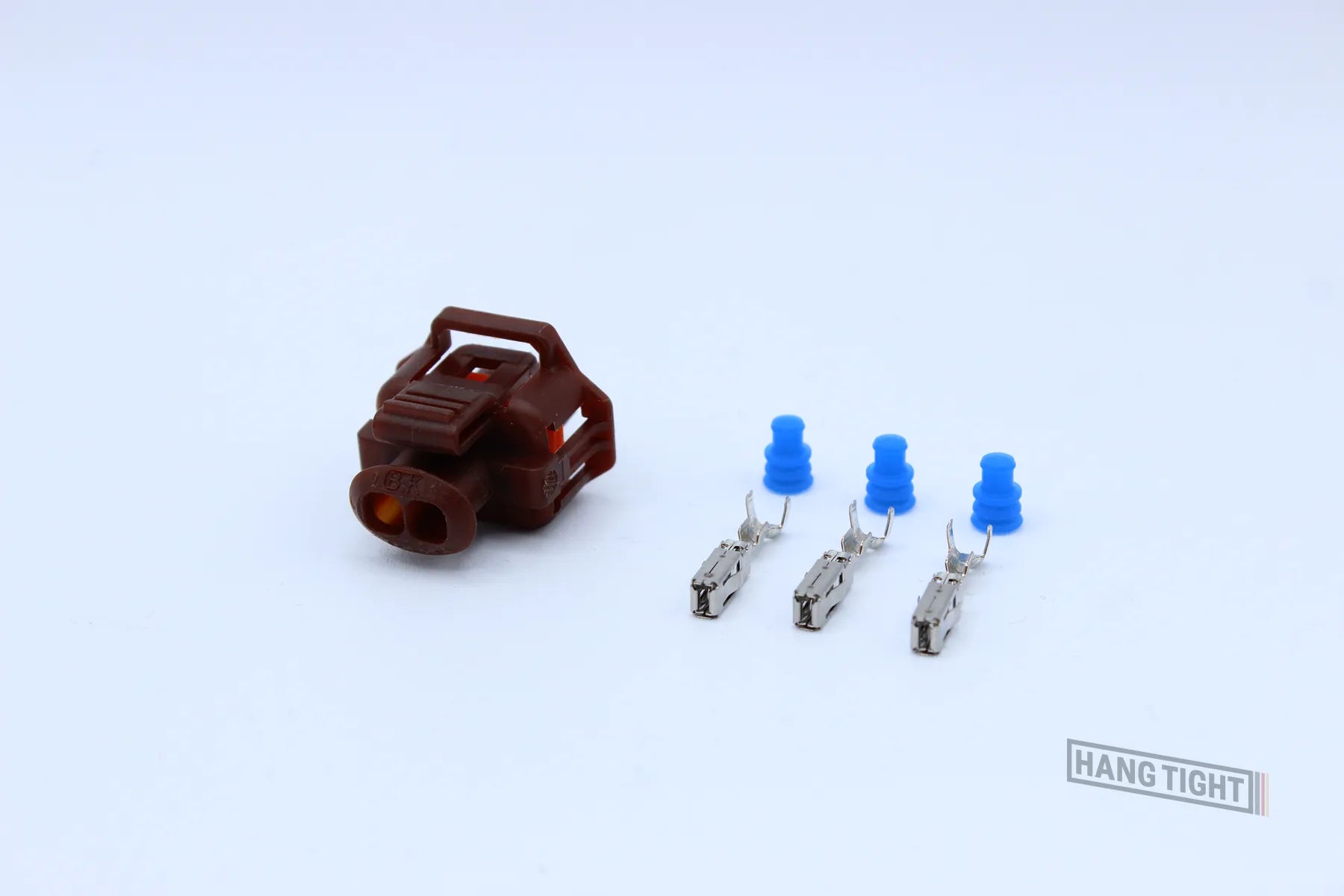 Bosch Female Kompakt 1.1 Brown Shrouded - 2 Terminal in Style: Flying Lead. Bosch Kompakt 1.1 in Brown. These connectors are typically found in OEM applications and are available as a connector only or as a flying lead. An extra terminal is included with
