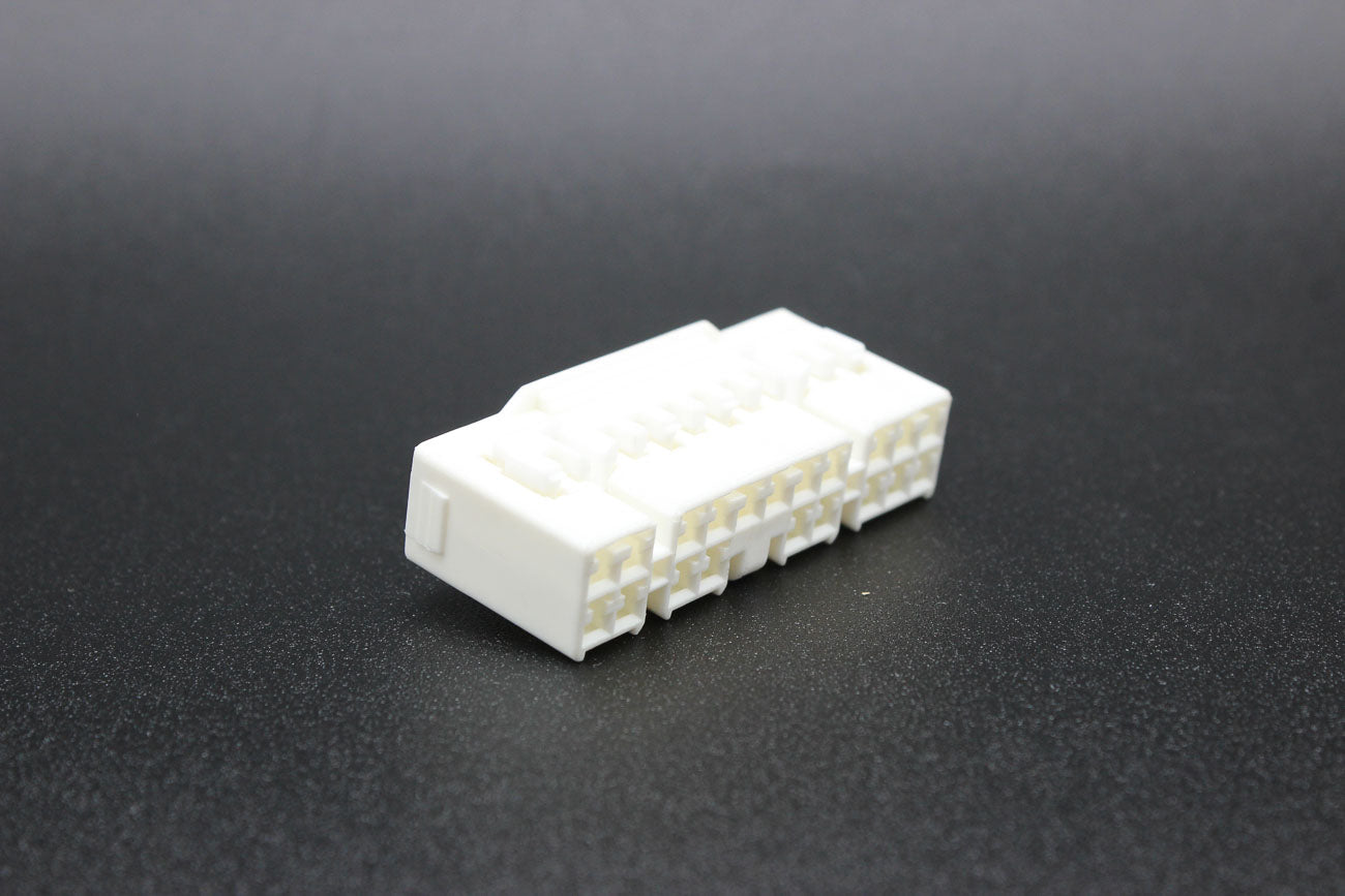 KET Female 090 Clear - 20 Terminal in Style: Connector Only. KET 090 in Clear. These connectors are typically found in OEM applications and are available as a connector only or as a flying lead. An extra terminal is included with every connector, because