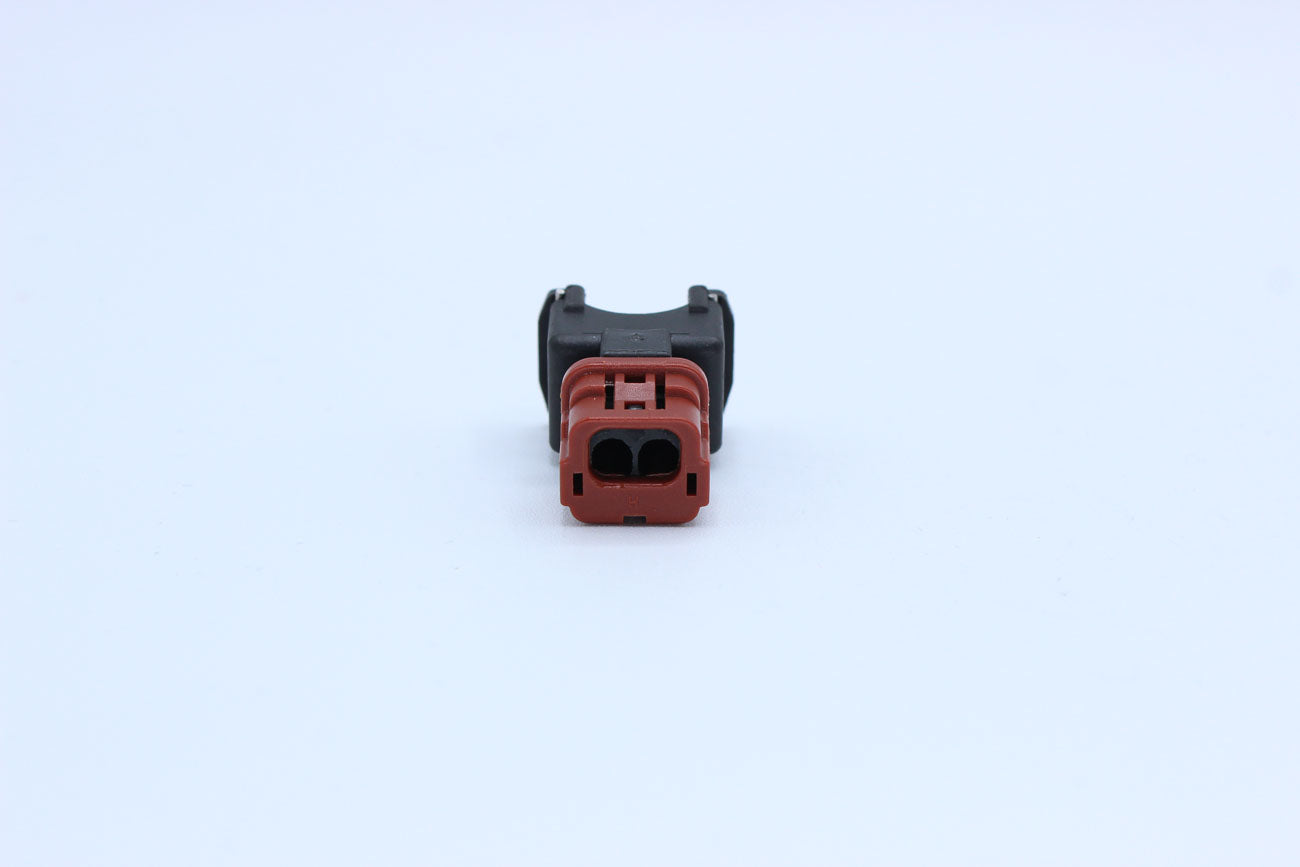 Furukawa Female JFC Black - 2 Terminal in Style: Connector Only. Furukawa JFC in Black. These connectors are typically found in OEM applications and are available as a connector only or as a flying lead. An extra terminal is included with every connector,
