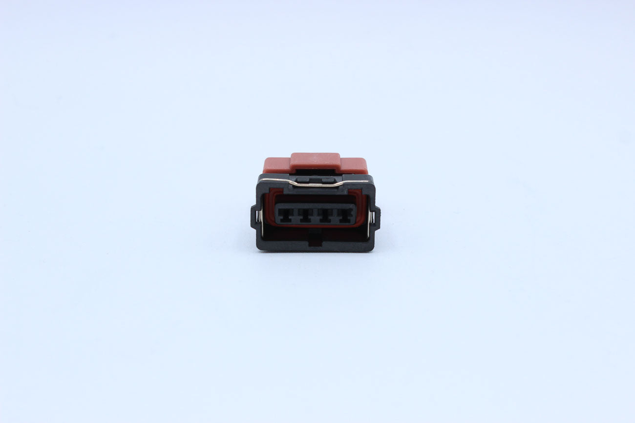 Furukawa Female JFC Black - 4 Terminal in Style: Flying Lead. Furukawa JFC in Black. These connectors are typically found in OEM applications and are available as a connector only or as a flying lead. An extra terminal is included with every connector, be