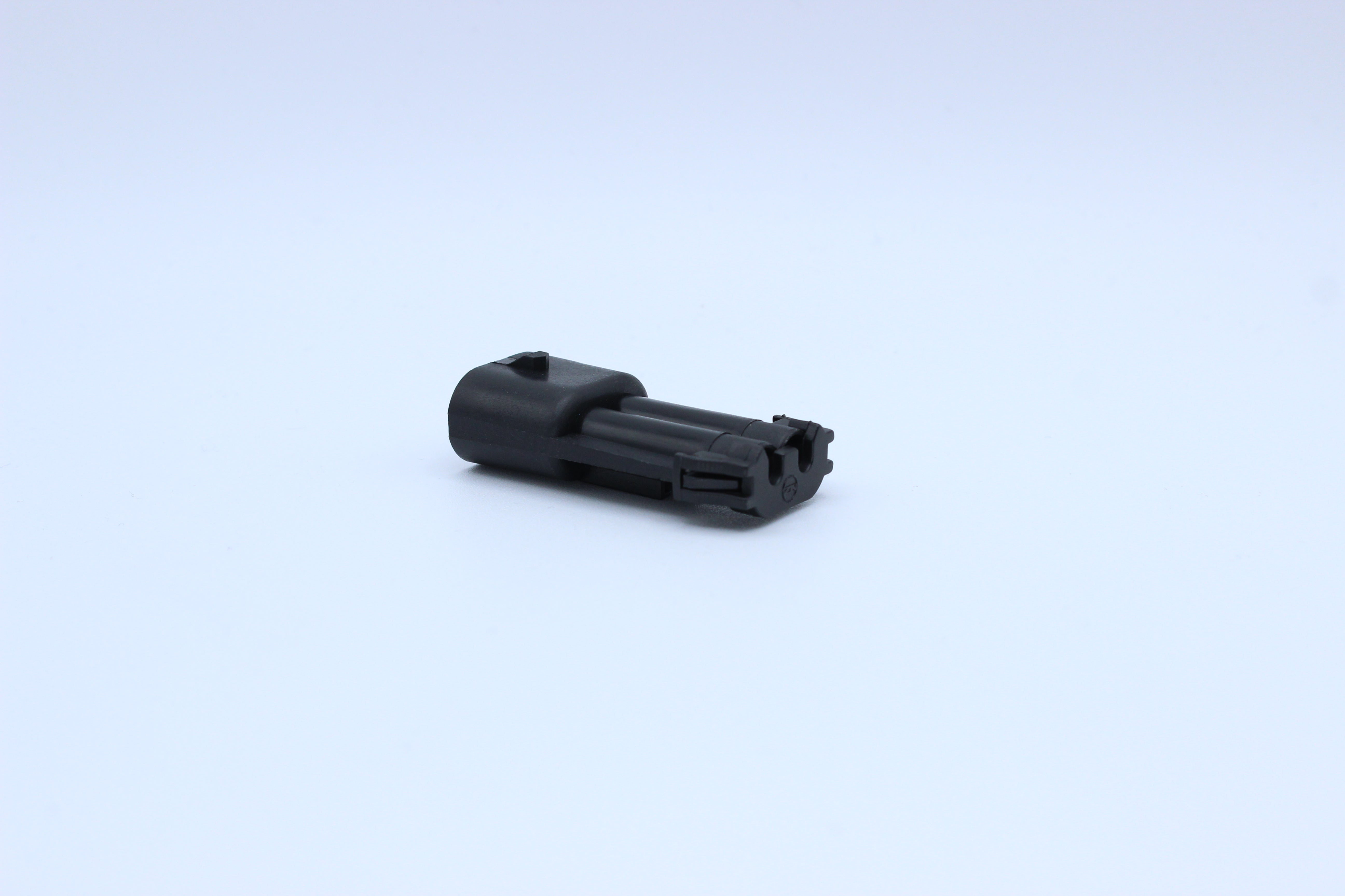 Delphi Male Metri-pack 280 Black type 2 - 2 Terminal in Style: Connector Only. Delphi Metri-pack 280 in Black. These connectors are typically found in OEM applications and are available as a connector only or as a flying lead. An extra terminal is include