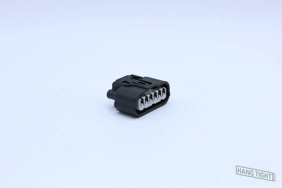 Sumitomo Female HX Black - 6 Terminal in Style: Connector Only. Sumitomo HX in Black. These connectors are typically found in OEM applications and are available as a connector only or as a flying lead. An extra terminal is included with every connector, b