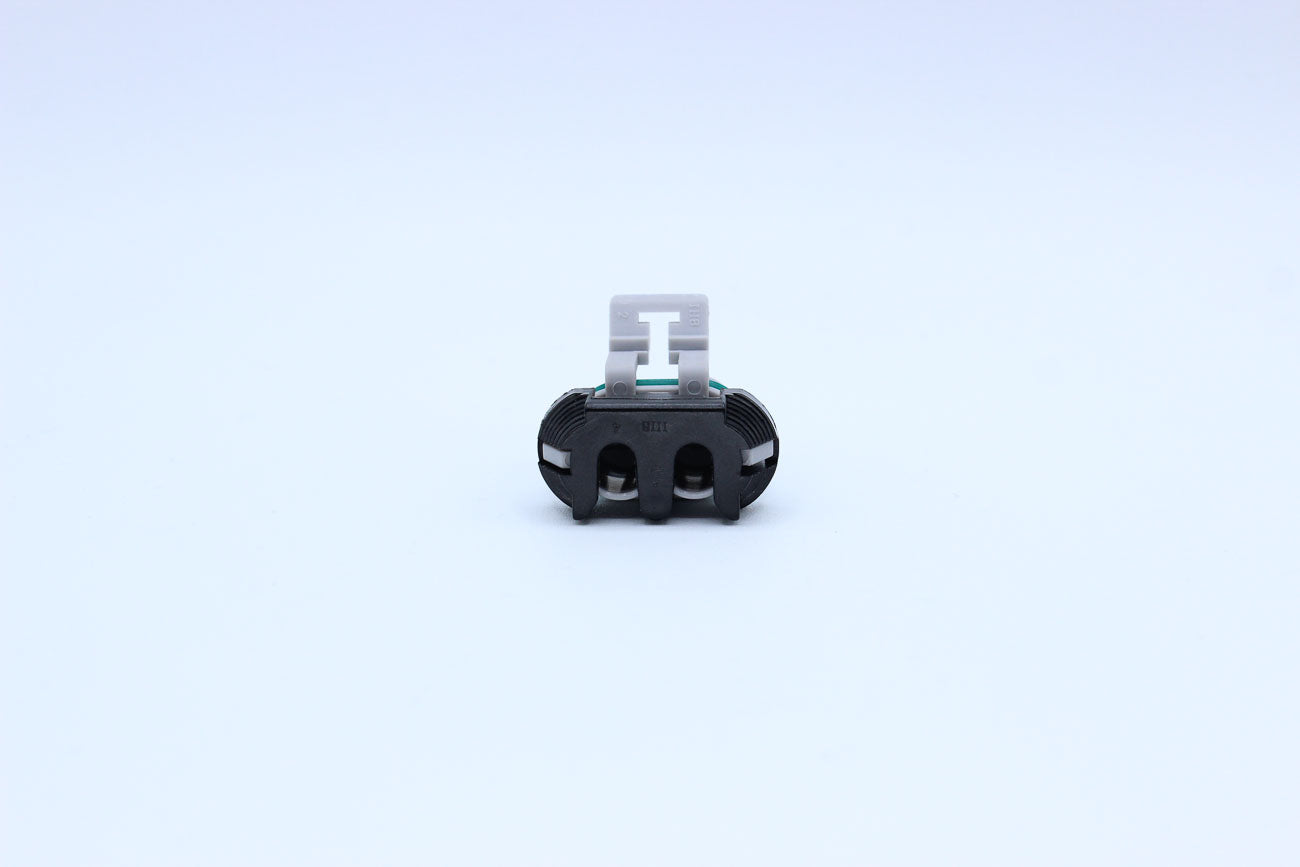 Delphi Female Metri-pack 630 Light Gray - 2 Terminal in Style: Connector Only. Delphi Metri-pack 630 in Light Gray. These connectors are typically found in OEM applications and are available as a connector only or as a flying lead. An extra terminal is in