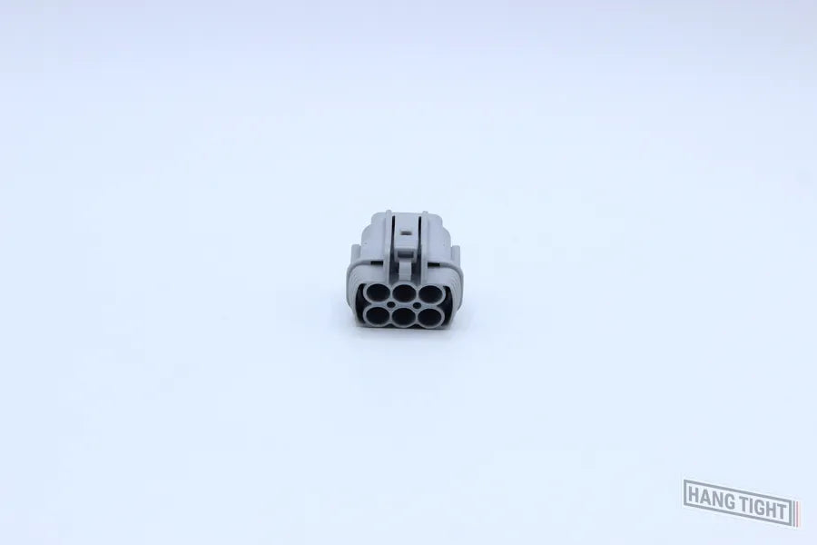 Sumitomo Female RS Gray - 8 Terminal in Style: Connector Only. Sumitomo RS in Gray. These connectors are typically found in OEM applications and are available as a connector only or as a flying lead. An extra terminal is included with every connector, bec