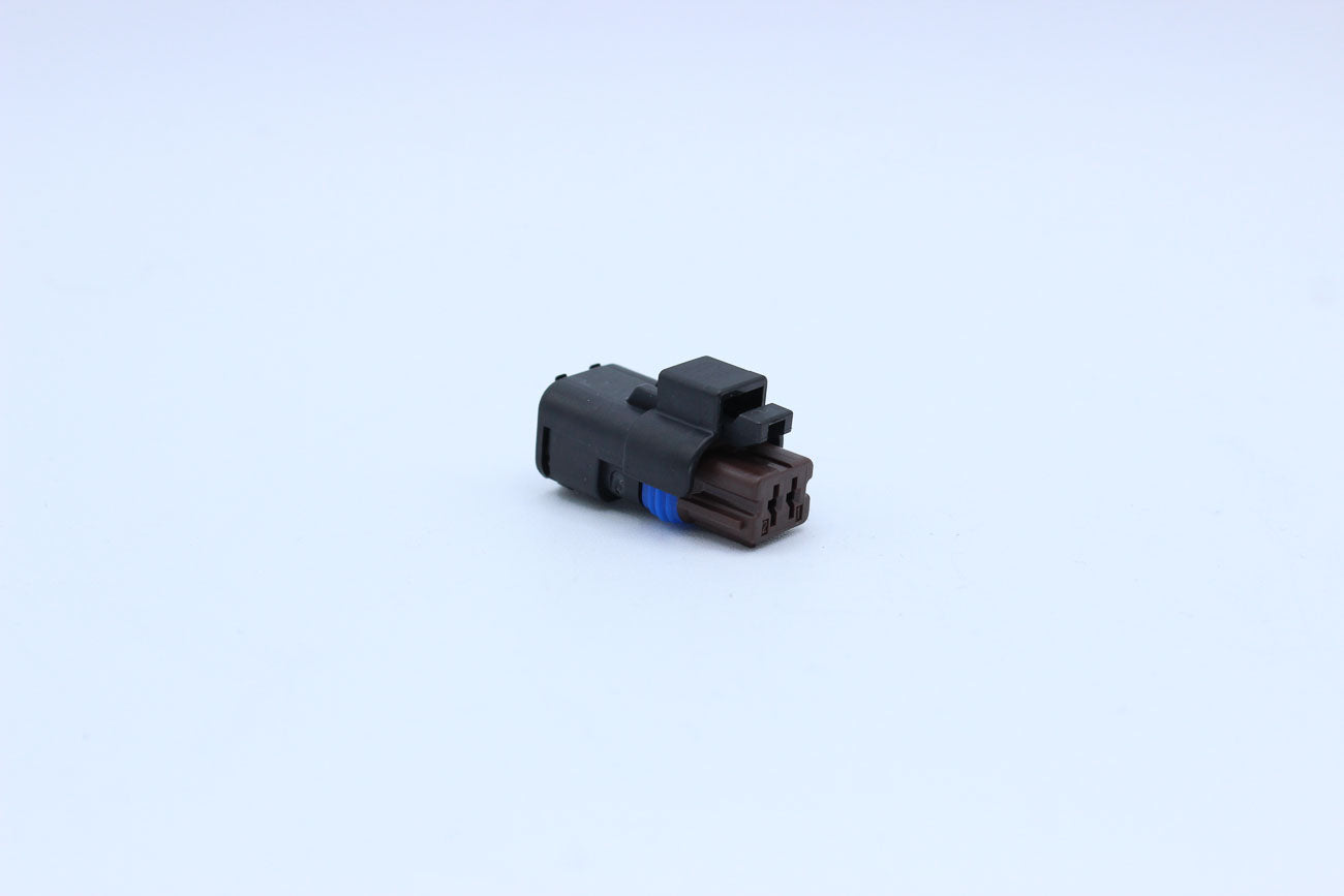 FCI Female Sicma 1.5 Brown - 2 Terminal in Style: Flying Lead. FCI Sicma 1.5 in Brown. These connectors are typically found in OEM applications and are available as a connector only or as a flying lead. An extra terminal is included with every connector,