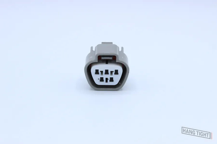 Sumitomo Female TS Gray - 5 Terminal in Style: Connector Only. Sumitomo TS in Gray. These connectors are typically found in OEM applications and are available as a connector only or as a flying lead. An extra terminal is included with every connector, bec