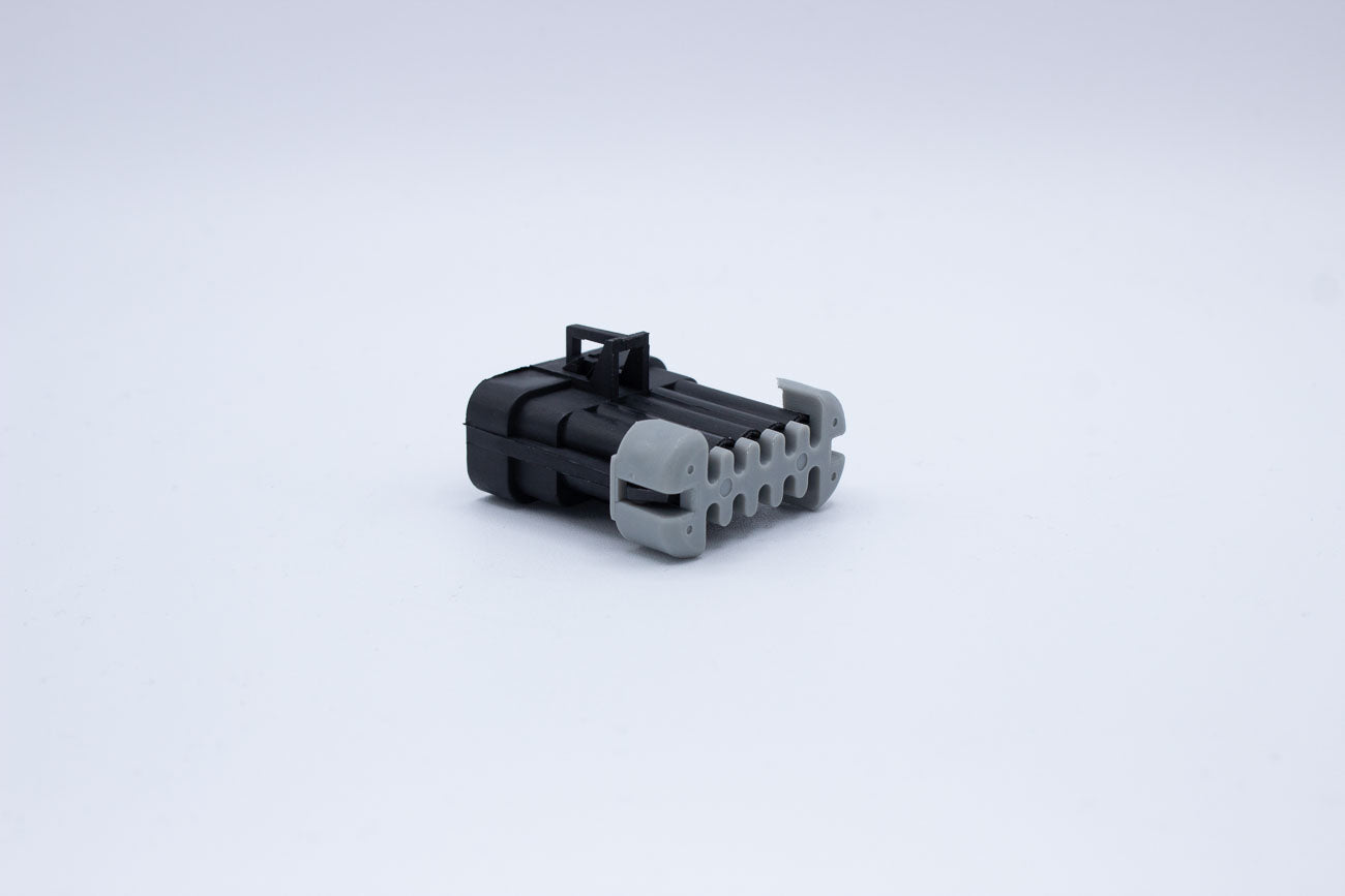 Delphi Male Metri-pack 150 Black - 10 Terminal in Style: Connector Only. Delphi Metri-pack 150 in Black. These connectors are typically found in OEM applications and are available as a connector only or as a flying lead. An extra terminal is included with