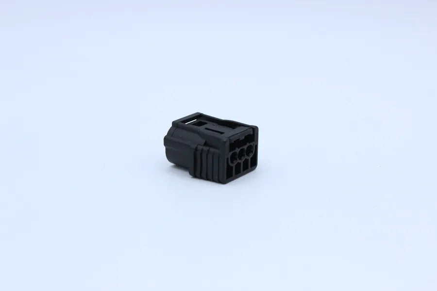 Sumitomo Female HV Black - 3 Terminal in Style: Flying Lead. Sumitomo HV in Black. These connectors are typically found in OEM applications and are available as a connector only or as a flying lead. An extra terminal is included with every connector, beca