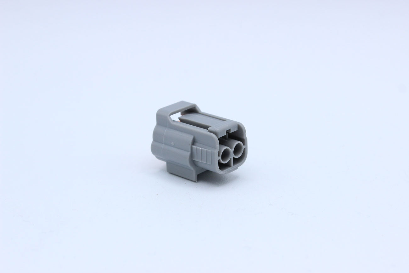 Sumitomo Female DL Light Grey - 2 Terminal in Style: Connector Only. Sumitomo DL in Light Grey. These connectors are typically found in OEM applications and are available as a connector only or as a flying lead. An extra terminal is included with every co