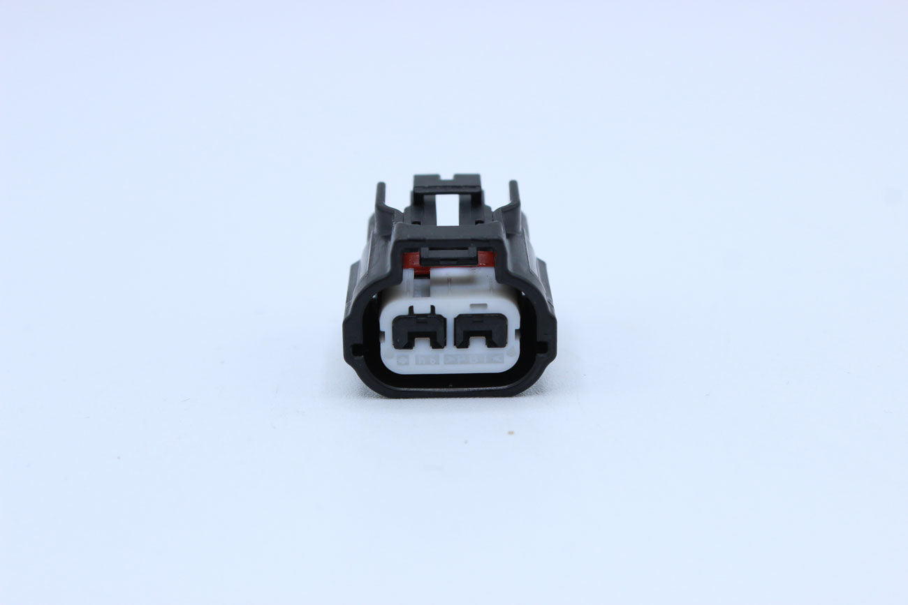 Sumitomo Female Black tab width 2.8 - 2 Terminal in Style: Connector Only. Sumitomo in Black. These connectors are typically found in OEM applications and are available as a connector only or as a flying lead. An extra terminal is included with every conn