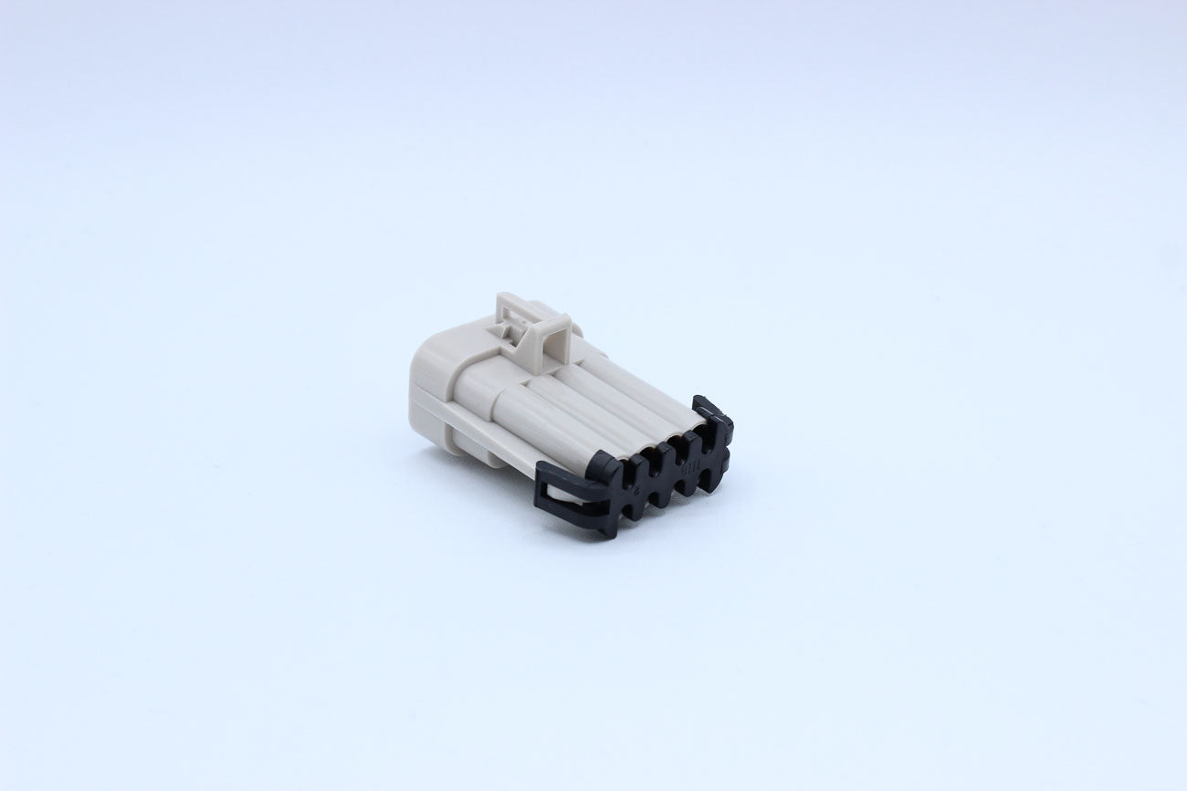 Delphi Male Metri-pack 150 Grey Code 2 - 7 Terminal in Style: Connector Only. Delphi Metri-pack 150 in Grey. These connectors are typically found in OEM applications and are available as a connector only or as a flying lead. An extra terminal is included