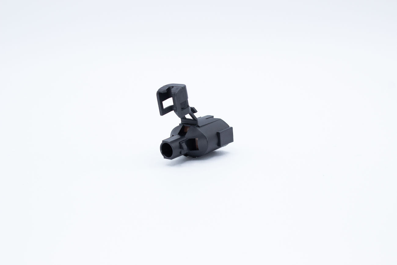 Delphi Female Weather pack Black - 1 Terminal in Style: Connector Only. Delphi Weather pack in Black. These connectors are typically found in OEM applications and are available as a connector only or as a flying lead. An extra terminal is included with ev
