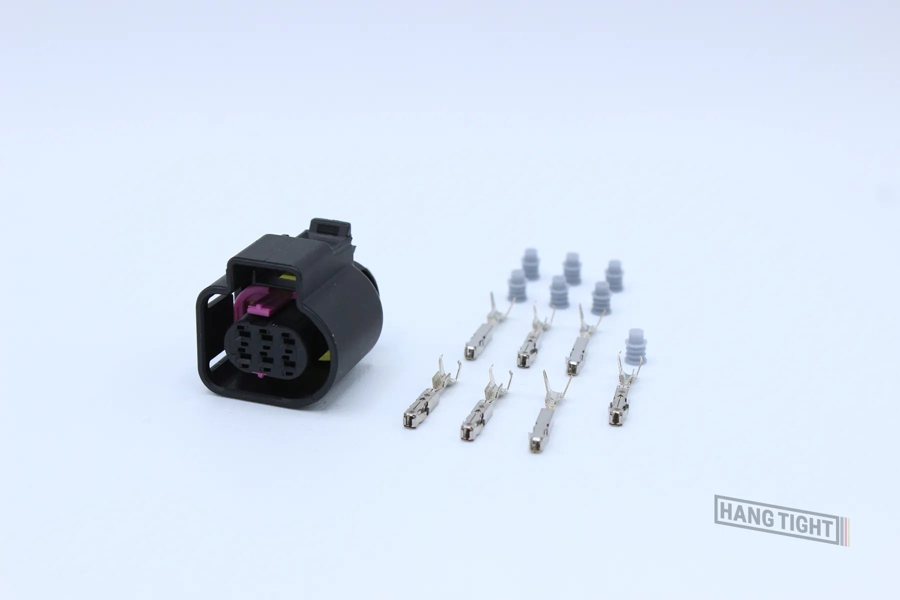 Bosch Female BAK Black - 6 Terminal in Style: Flying Lead. Bosch BAK in Black. These connectors are typically found in OEM applications and are available as a connector only or as a flying lead. An extra terminal is included with every connector, because